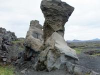 Lavaturm, Sand und Strandhafer bei Stora Sandvík